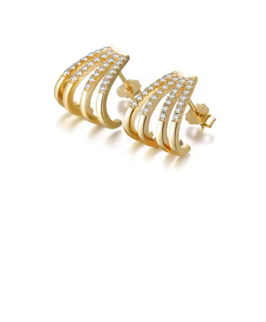 ピアス Ivi Small Aurelia Earring - Silver ⚡️clearance⚡️ ivi los angeles sterling silver & 18k
