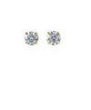 Luxury Gold Studs Earrings 4ctw 6ctw carats