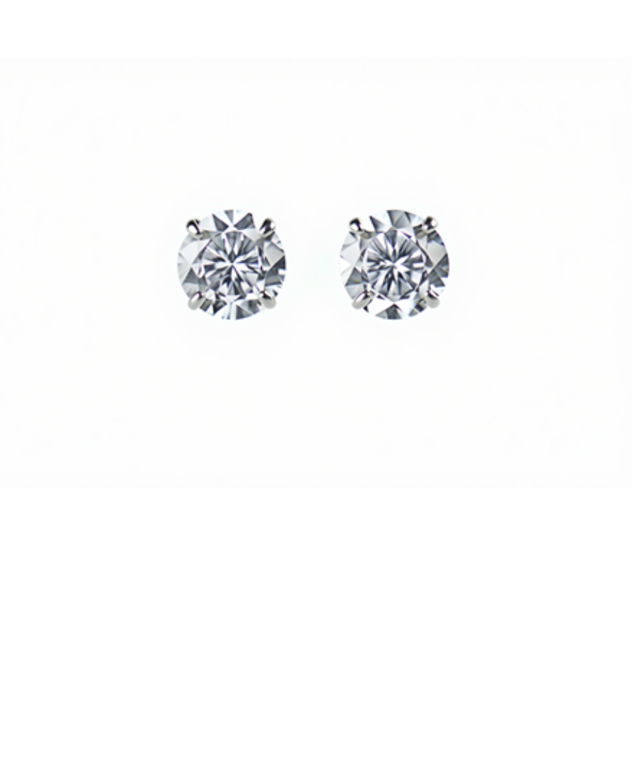 4 Carat Stud Earrings Popular