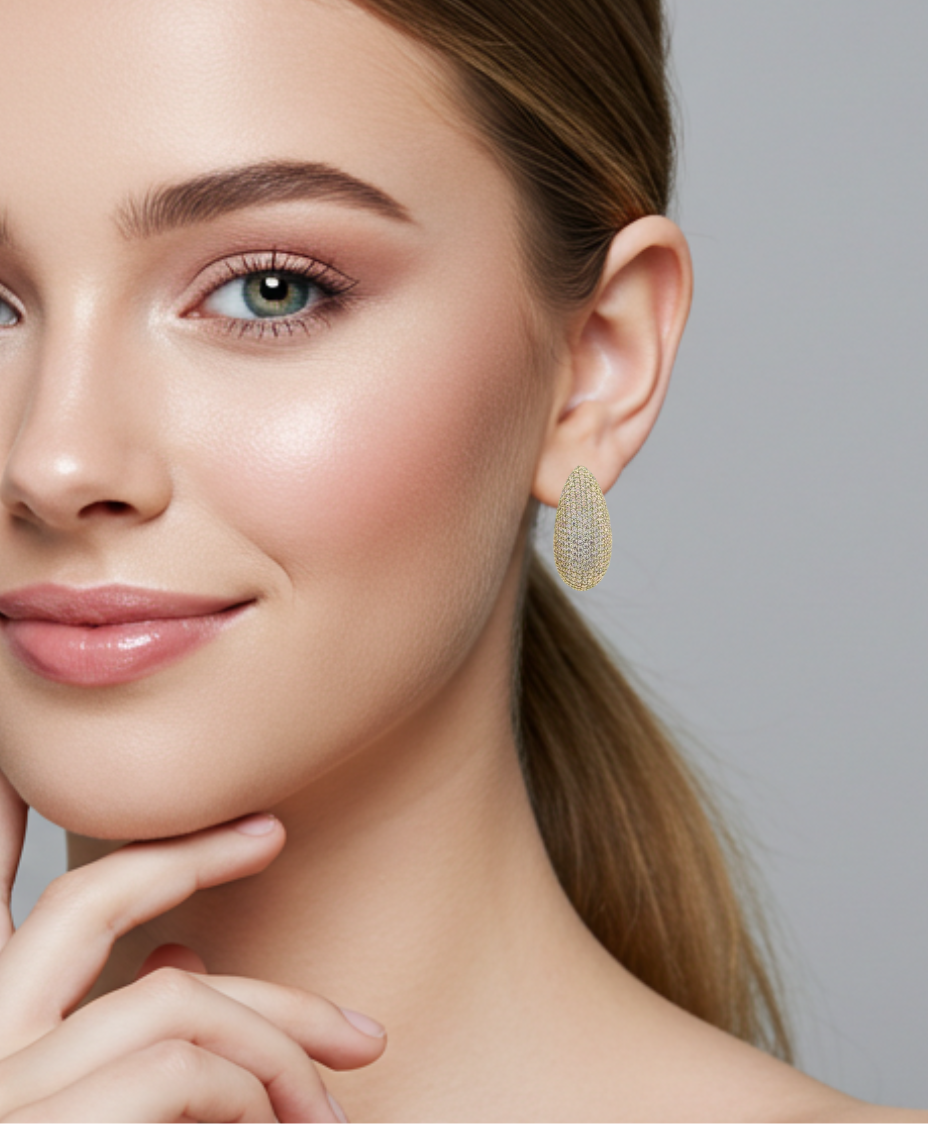 Crystal Stud Earrings