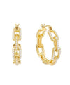 Beverly Hoop Link Earrings