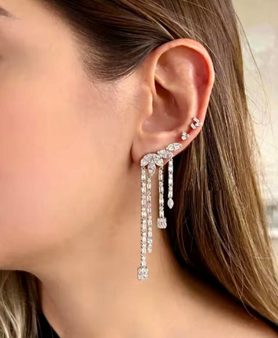 Eris Crystal Drop Earrings