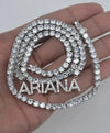 Glitz Tennis Crystal Name Necklace (Personalized)