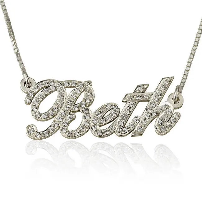 Luxury Crystal Name Necklace (Personalized)