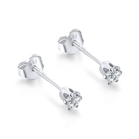 Audrey Classic Studs (3mm) Silver