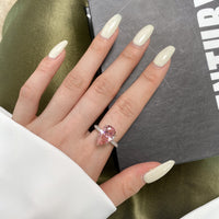 Holland Pink Pear Ring