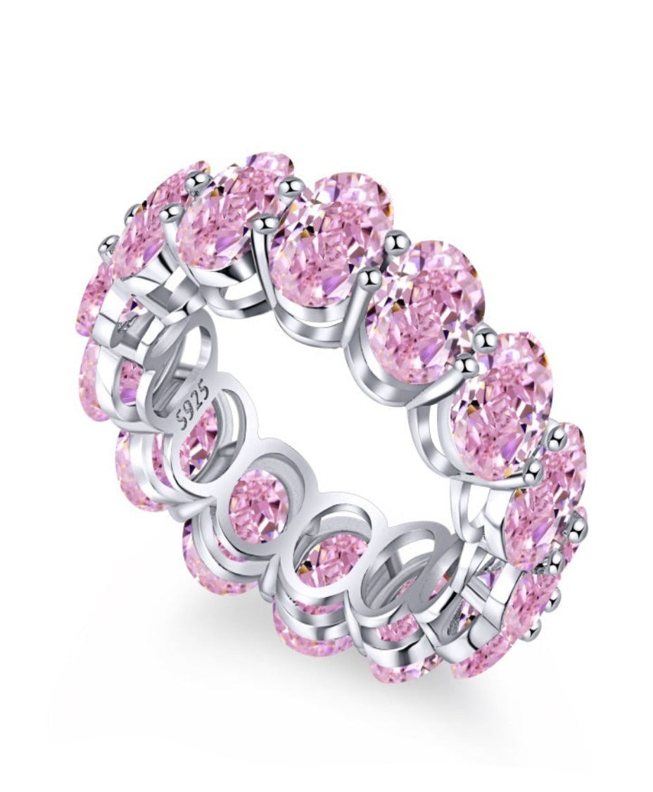 Grand Eva Pink Eternity Ring