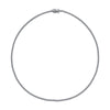Alaia Square Tennis Necklace (2mm)
