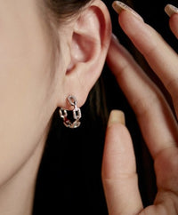 Katy Link Hoop Earrings