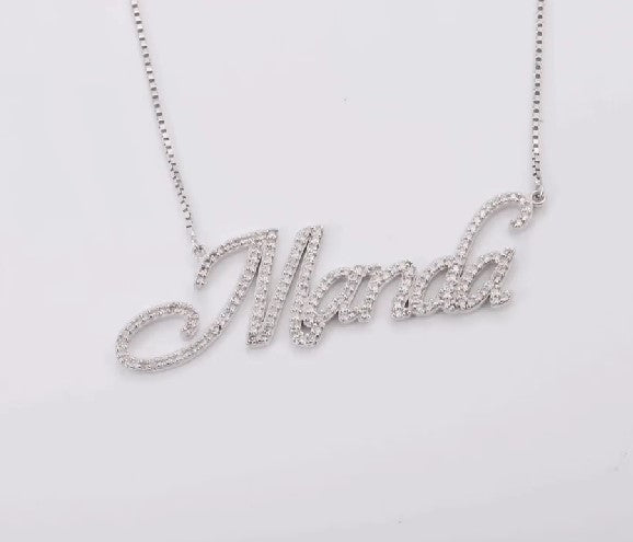 Luxury Crystal Name Necklace (Personalized)
