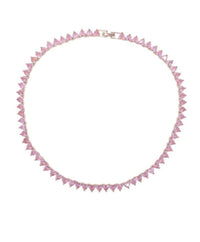 Penelope Heart Necklace Pink