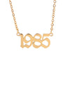 Universe Year Necklace 18k Gold Plated (Personalized)