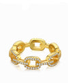Kira Gold Link Ring