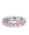 Sire Heart Eternity Ring Pink